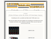 Tablet Screenshot of customanalogservices.com